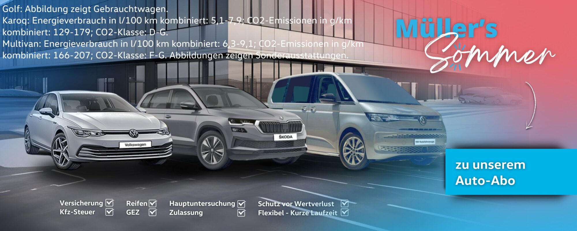 Auto-Müller Auto-Abo Sommerkampagne 25