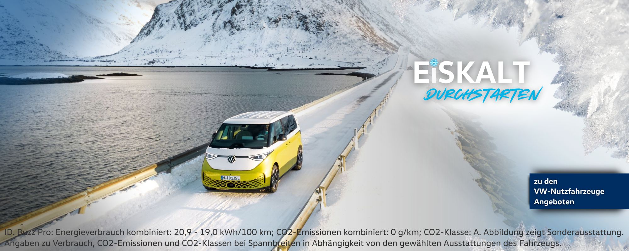 Auto-Müller Hüttenberg, Eiskalt durchstarten VW Nutzfahrzeug-Angebote